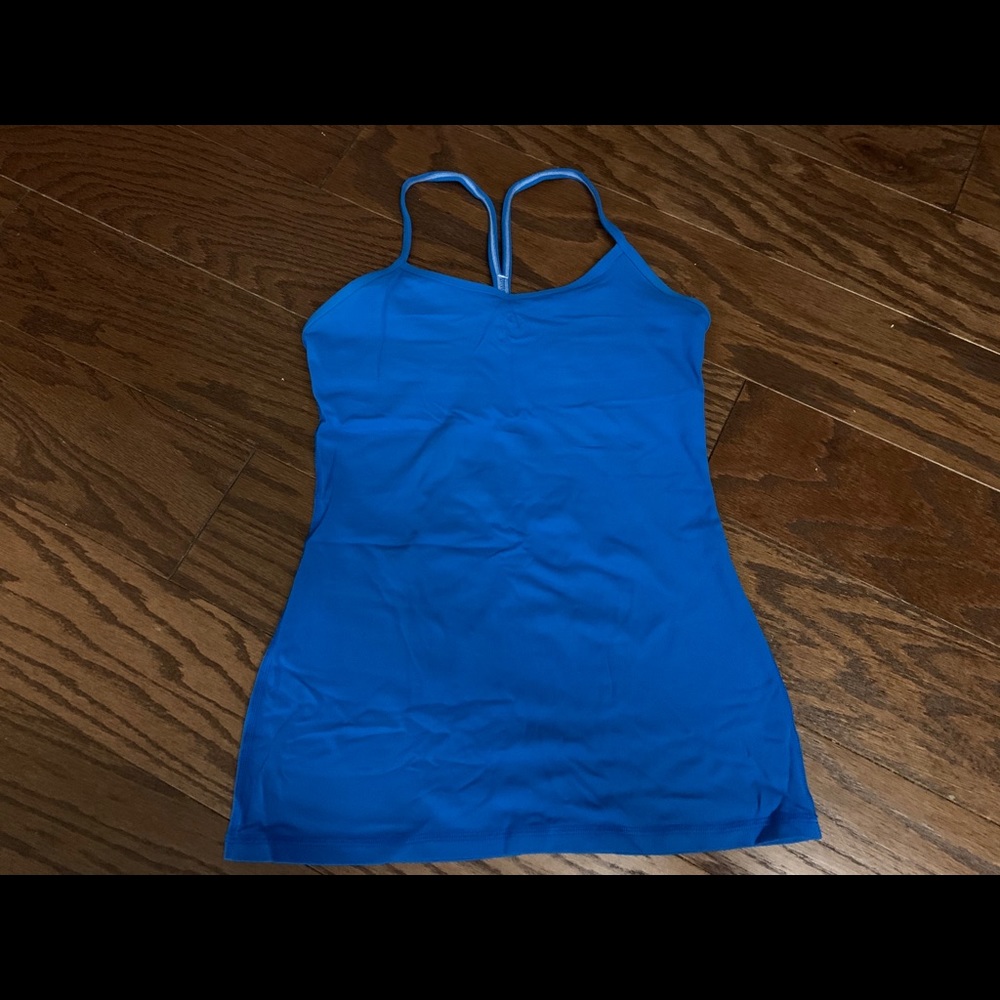 Lululemon blue tank top size 6